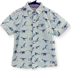 Free Planet Boys Short‎ Sleeve Dinosaur Shirt Size 10/12